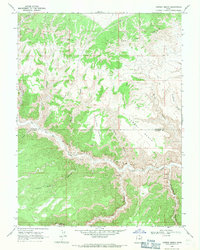 Hi-Res Interactive Map of Cowboy Bench, Duchesne County, UT in 1968 ...